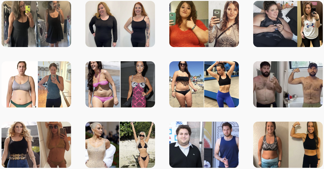 Ozempic resultat Före och efterbilder